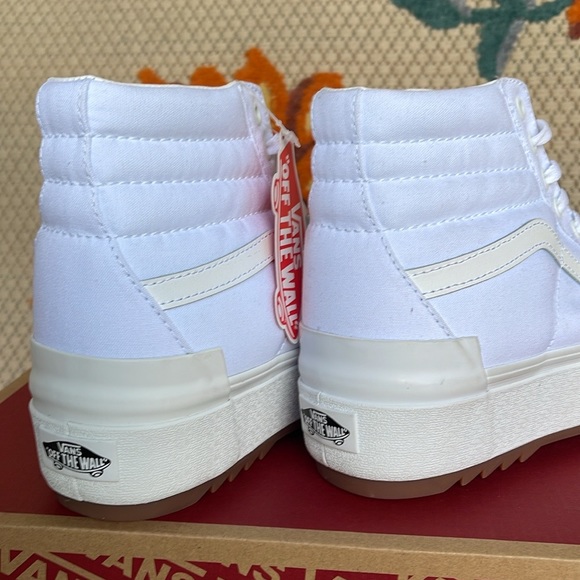 Vans WMNS Sk8-Hi Stacked (Canvas) True White
VN0A4BTWL5R Platforms Sneakers NIB - Picture 15 of 16